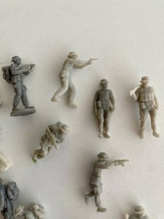 Lote 25 Figuras Soldados 1/72 guerra de Vietnam