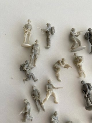 Lote 25 Figuras Soldados 1/72 guerra de Vietnam
