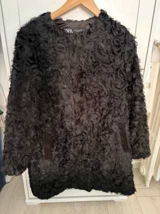 Abrigo Zara Negro Talla S