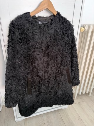 Abrigo Zara Negro Talla S