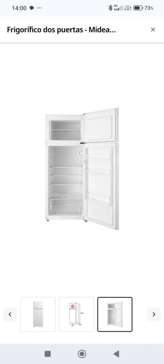 Frigorífico Midea Blanco Casi Nuevo