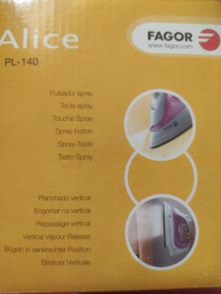 Plancha de vapor Fagor Alice PL-140