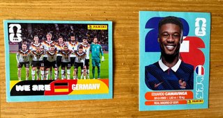 2 Cromos Mundial 2026 (Alemania y Camavinga)