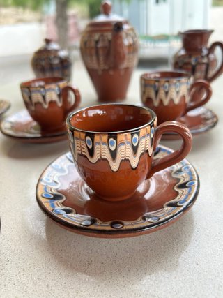 Juego de café tradicional búlgaro