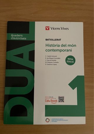 Historia del mundo contemporáneo 1r bachillerato