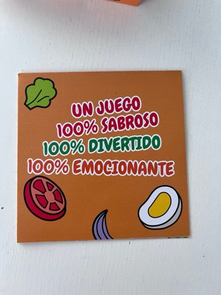 Juego de cartas Burger ¡Ya!