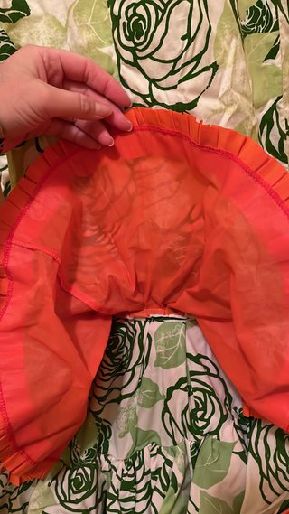 Traje Flamenca Volantes Naranja