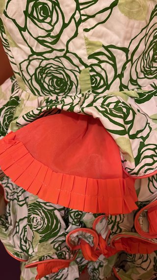 Traje Flamenca Volantes Naranja