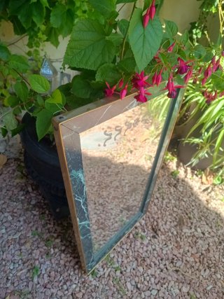 ESPEJO MID CENTURY TRAPEZOIDAL.