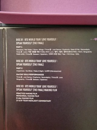 BTS LOVE YOURSELF SPEAK YOURSELF THE FINAL Blu-Ray