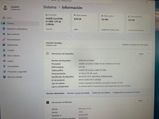 Ordenador Fujitsu Windows 11 Pro