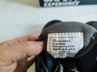Zapatos de trabajo negros Talla 44