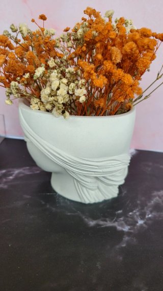Figura Rostro Mujer Decorativa