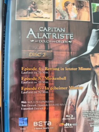 Blu-ray Capitán Alatriste: Box 1 (Episodios 1-9)