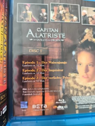 Blu-ray Capitán Alatriste: Box 1 (Episodios 1-9)