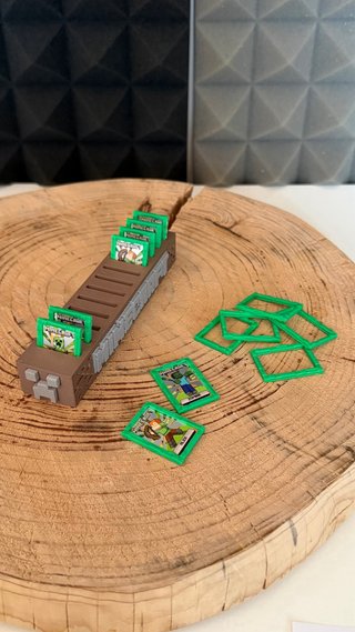 Espositore carte Minecraft Kinder Joy