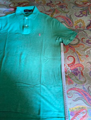Polo Ralph Lauren Verde manga corta hombre