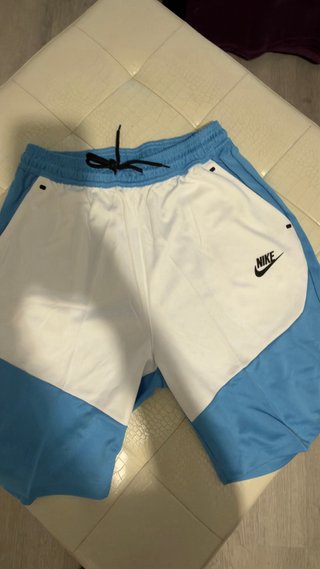 Conjunto Nike Tech Fleece Azul e Branco Tamanho L