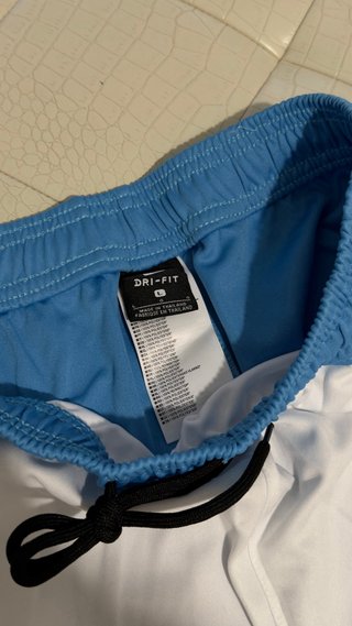 Conjunto Nike Tech Fleece Azul e Branco Tamanho L