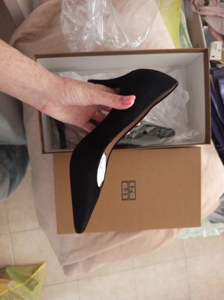 Zapato Salón Tacón Gloria Ortiz Negro