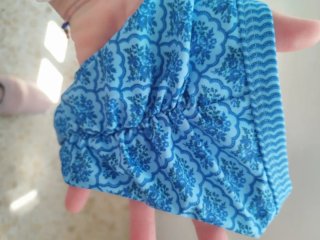 Bikini azul floral nuevo