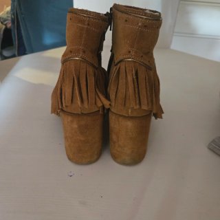 Botines Némonic Piel Marrones Talla 38