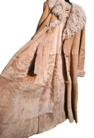 Cappotto Montone Shearling Donna Tg 44