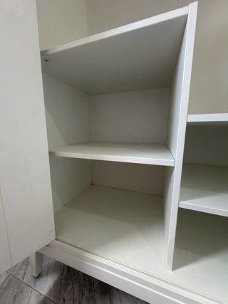 Armario blanco 2 puertas madera
