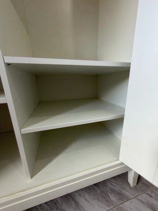 Armario blanco 2 puertas madera