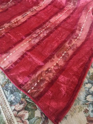 Tende a vetro rosse 70x150