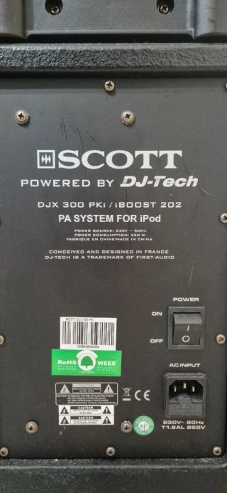 Altavoces Scott Negros