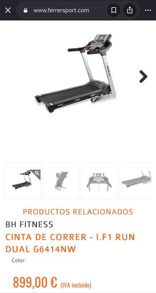 Cinta BH Fitness F1 DUAL + Kit i.Concept