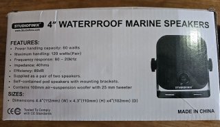 Altavoces Marinos 4 Waterproof Studiofinix