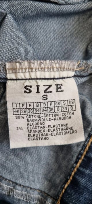 Giacca jeans donna blu