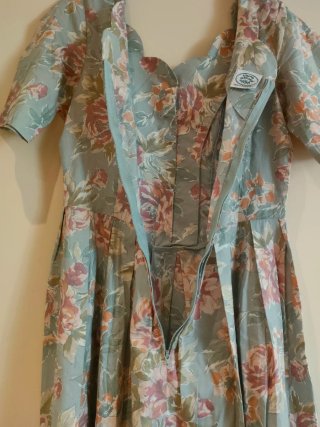 Abito vintage Laura Ashley motivo floreale