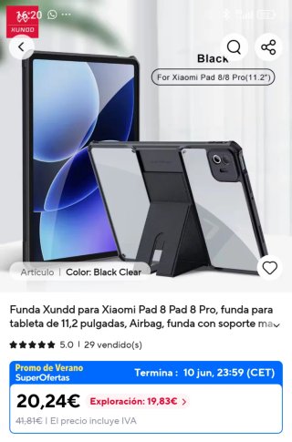 Funda XUNOD para Xiaomi Pad 6 / iPad 6 Pro