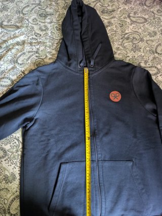 Sudadera Silbon Azul con Cremallera y Capucha