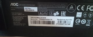 Pantalla AOC