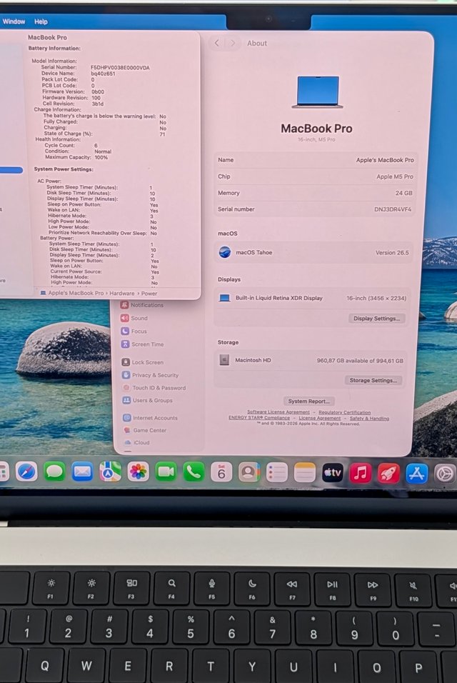 Apple Macbook Pro 16" M5 Pro 1TB 24GB Nuevo Súper