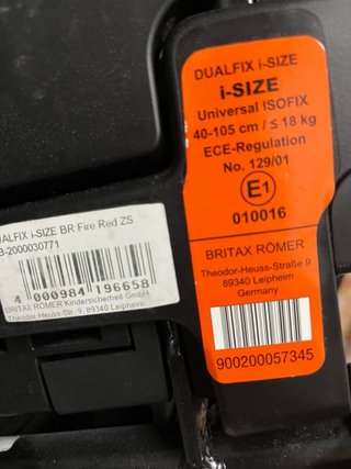 Silla coche Britax Romer Dualfix i-Size