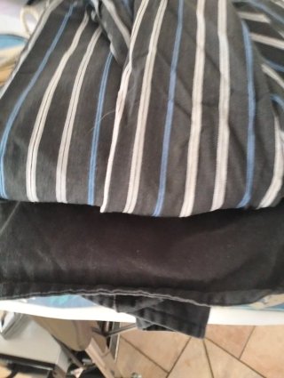 2 Camicie Uomo Nere e Multicolore(art,22)
