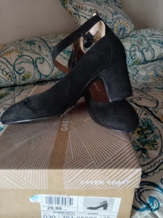 Zapatos de salón negros elegantes talla 36