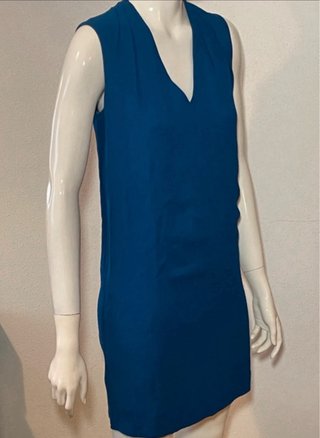 Vestido Massimo Dutti Azul Klein Talla S