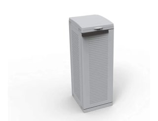 Armario multiusos gris para residuos