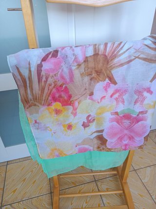 Chal gasa estampado floral