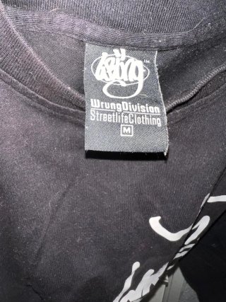 Camiseta wrung divisionTalla m Negra y Azul