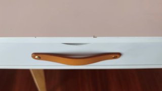 Escritorio Nórdico Blanco y Madera