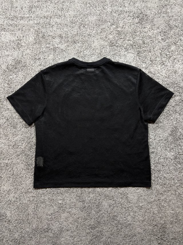 Nike camiseta mesh negra swoosh boxy M