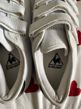 Zapatillas Le Coq Sportif Velcro Blancas