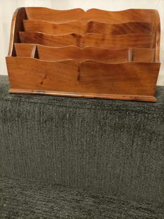 Organizador de escritorio de madera